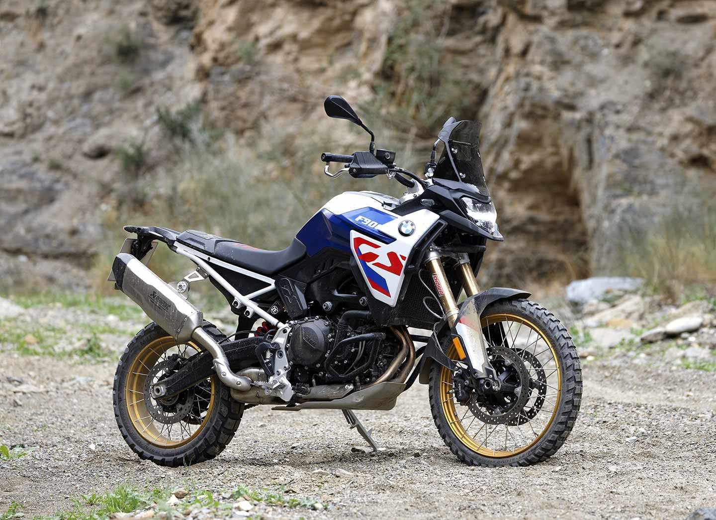 Slim and trim: In the process of getting new bodywork, a narrower tailsection, and a new plastic gas tank, the F 900 GS managed to drop more than 30 pounds.
