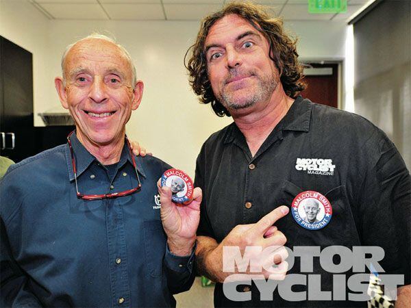 Malcolm Smith For President! Motorcyclist