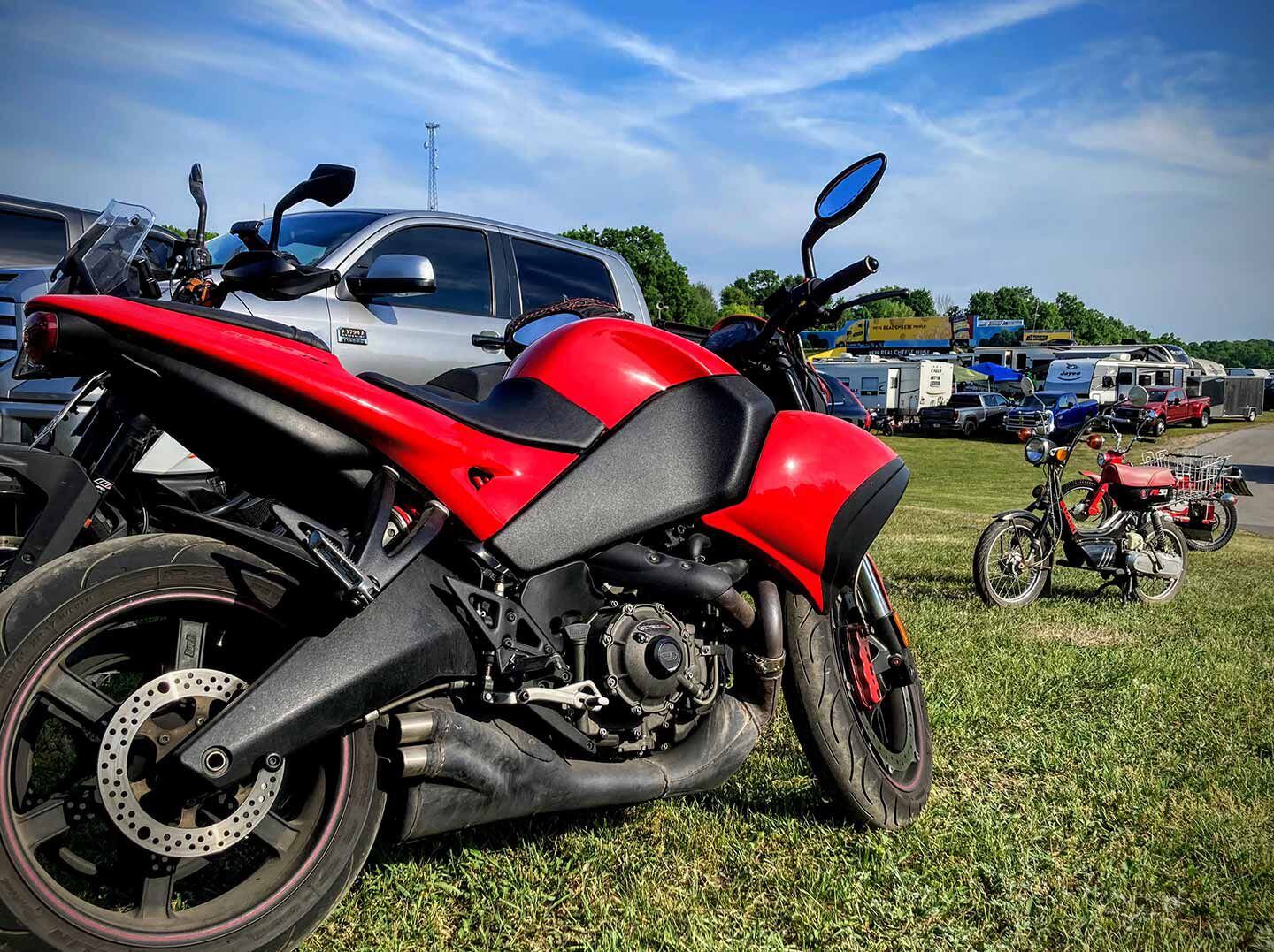 Something special from Wisconsin: Buell 1125CR, in its home environs.