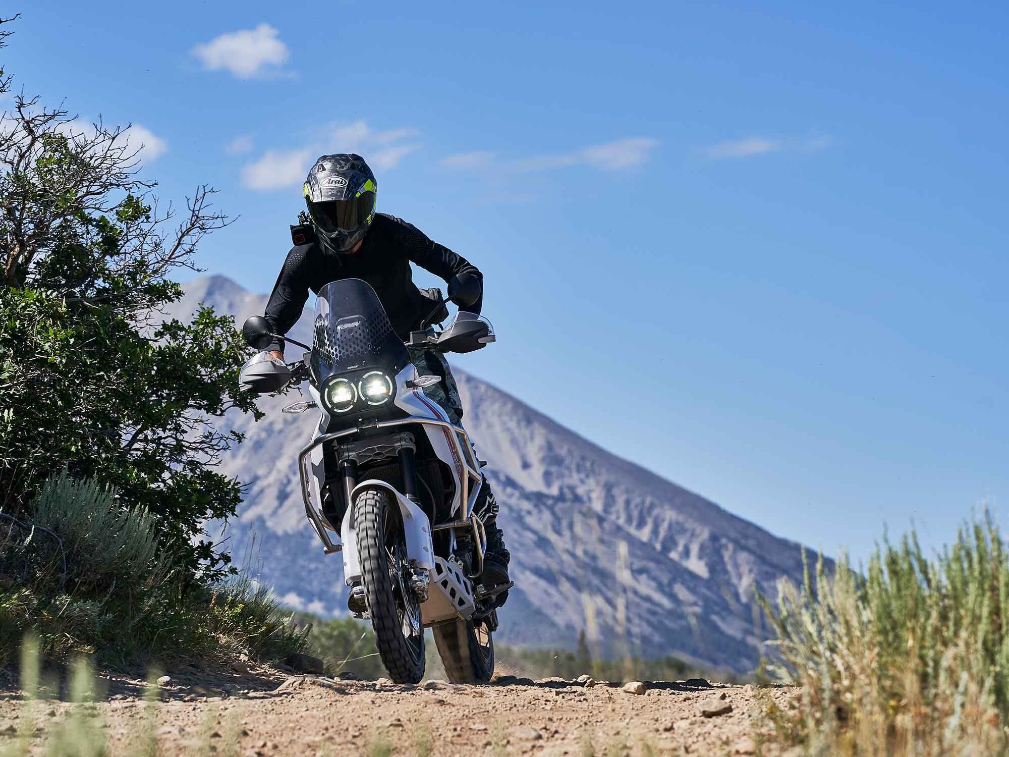Ducati enters the middleweight adventure bike segment with its capable DesertX.