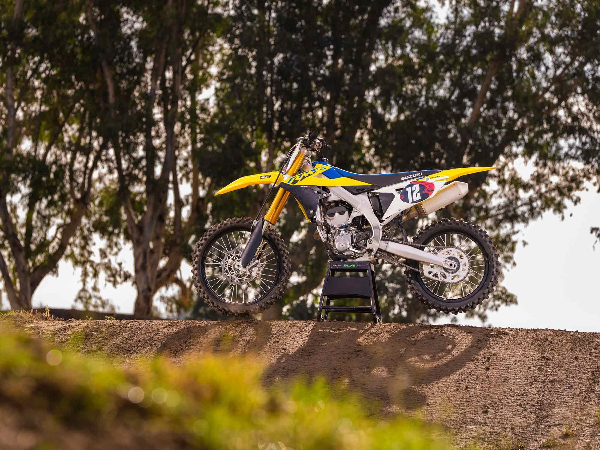 We take a ride aboard Suzuki’s RM-Z250 dirt bike in this review.